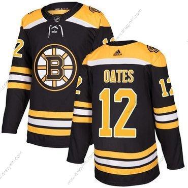 Adidas Boston Bruins #12 Adam Oates Černá Domácí dres Autentické Sešitý NHL dres – Pánské