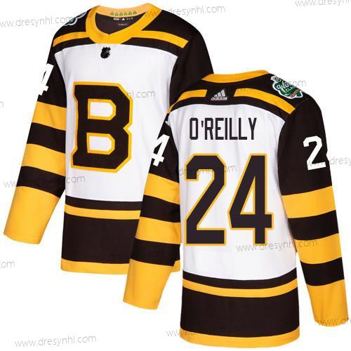 Adidas Boston Bruins #24 Terry O’Reilly Bílý Autentické 2019 Zimní Klasický Sešitý NHL dres – Pánské