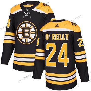 Adidas Boston Bruins #24 Terry O’Reilly Černá Domácí dres Autentické Sešitý NHL dres – Juniorské