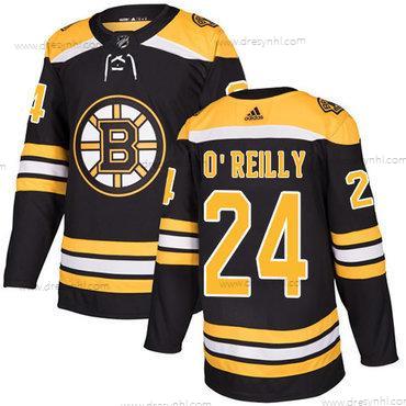 Adidas Boston Bruins #24 Terry O’Reilly Černá Domácí dres Autentické Sešitý NHL dres – Pánské