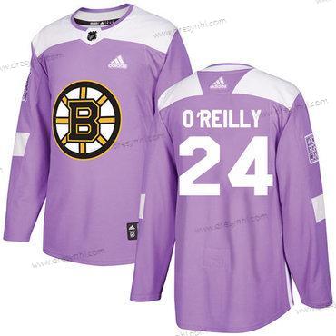 Adidas Boston Bruins #24 Terry O’Reilly Nachový Autentické Bojuje proti rakovině Sešitý NHL dres – Juniorské