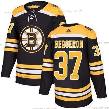 Adidas Boston Bruins #37 Patrice Bergeron Černá Domácí dres Autentické Sešitý NHL dres – Juniorské