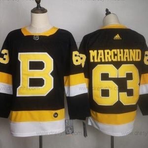 Adidas Boston Bruins 63 Brad Marchand Černá dres – Pánské