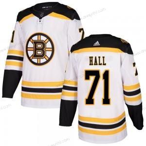 Adidas Boston Bruins #71 Taylor Hall Autentické Hostující dres Bílý dres – Pánské