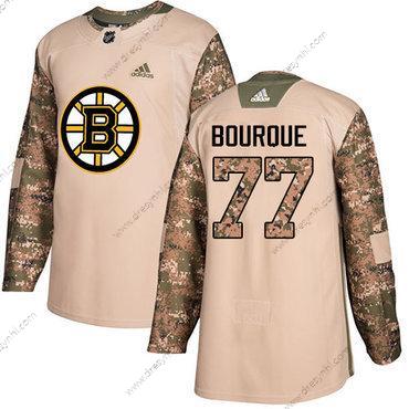 Adidas Boston Bruins #77 Ray Bourque Camo Autentické 2017 Veterans Day Sešitý NHL dres – Pánské