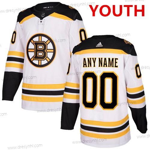 Adidas Boston Bruins Personalizované Bílý Autentické NHL dres – Juniorské