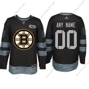 Adidas Boston Bruins Personalizované Černá 1917-2017 100th Výročí Sešitý NHL dres