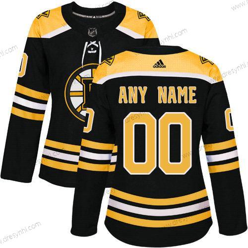 Adidas Boston Bruins Personalizované Černá Autentické Domácí dres NHL dres – Dámské