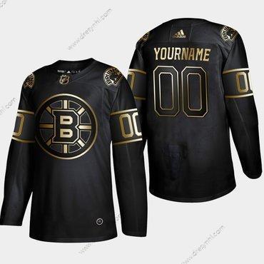 Adidas Boston Bruins Personalizované Černá Zlato dres – Pánské