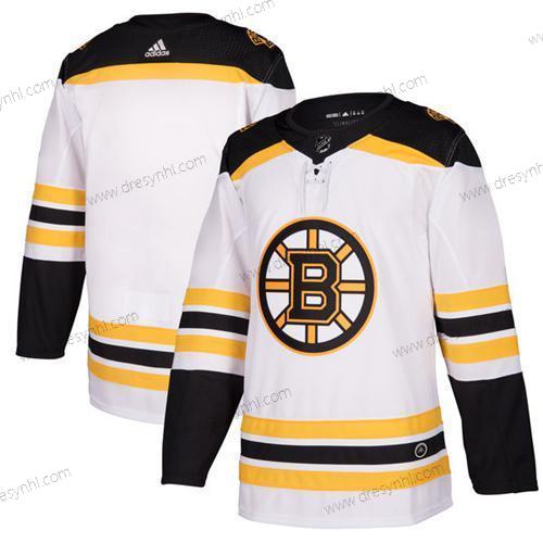 Adidas Boston Bruins Prázdný Bílý Road Autentické Sešitý NHL dres – Pánské