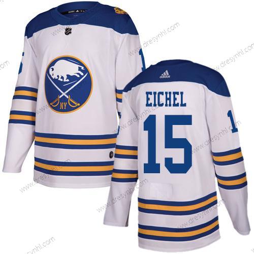 Adidas Buffalo Sabres #15 Jack Eichel Bílý Autentické 2018 Zimní Klasický Sešitý NHL dres – Juniorské