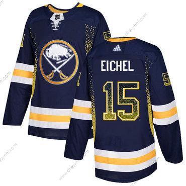 Adidas Buffalo Sabres #15 Jack Eichel Námořnictvo dres – Pánské