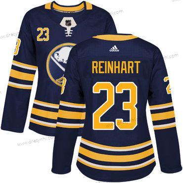 Adidas Buffalo Sabres #23 Sam Reinhart Námořnictvo Modrý Domácí dres Autentické Sešitý NHL dres – Dámské