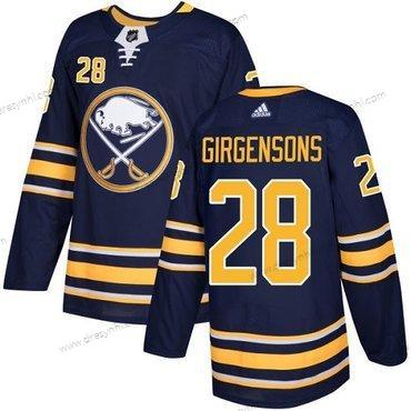 Adidas Buffalo Sabres #28 Zemgus Girgensons Námořnictvo Modrý Domácí dres Autentické Sešitý NHL dres – Pánské