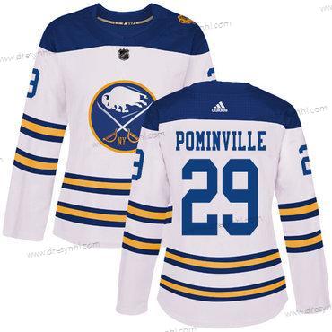 Adidas Buffalo Sabres #29 Jason Pominville Bílý Autentické 2018 Zimní Klasický Sešitý NHL dres – Dámské