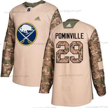 Adidas Buffalo Sabres #29 Jason Pominville Camo Autentické 2017 Veterans Day Sešitý NHL dres – Pánské