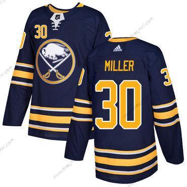 Adidas Buffalo Sabres #30 Ryan Miller Námořnictvo Modrý Domácí dres Autentické Sešitý NHL dres – Pánské