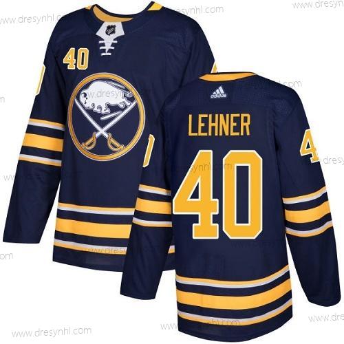 Adidas Buffalo Sabres #40 Robin Lehner Námořnictvo Modrý Domácí dres Autentické Sešitý NHL dres – Pánské