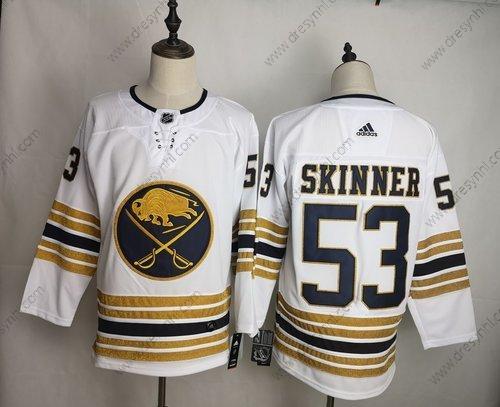 Adidas Buffalo Sabres 53 Jeff Skinner Bílý 50Th Výročí dres – Pánské