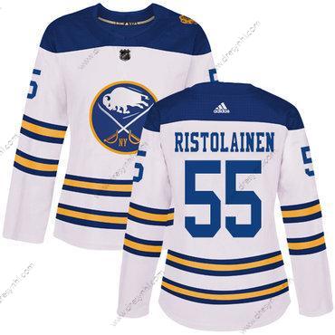 Adidas Buffalo Sabres #55 Rasmus Ristolainen Bílý Autentické 2018 Zimní Klasický Sešitý NHL dres – Dámské