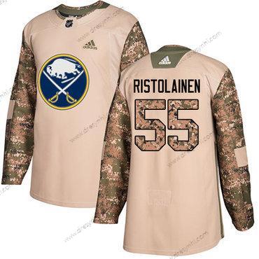 Adidas Buffalo Sabres #55 Rasmus Ristolainen Camo Autentické 2017 Veterans Day Sešitý NHL dres – Pánské