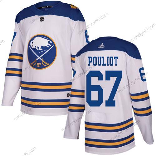 Adidas Buffalo Sabres #67 Benoit Pouliot Bílý Autentické 2018 Zimní Klasický Sešitý NHL dres – Pánské