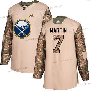 Adidas Buffalo Sabres #7 Rick Martin Camo Autentické 2017 Veterans Day Sešitý NHL dres – Pánské