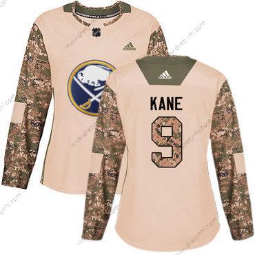 Adidas Buffalo Sabres #9 Evander Kane Camo Autentické 2017 Veterans Day Sešitý NHL dres – Dámské