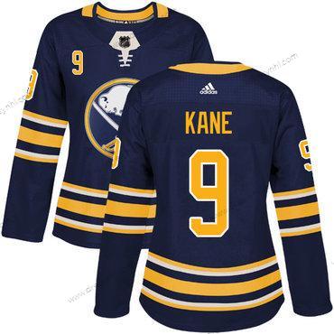 Adidas Buffalo Sabres #9 Evander Kane Námořnictvo Modrý Domácí dres Autentické Sešitý NHL dres – Dámské