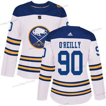 Adidas Buffalo Sabres #90 Ryan O’Reilly Bílý Autentické 2018 Zimní Klasický Sešitý NHL dres – Dámské