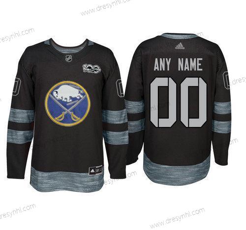 Adidas Buffalo Sabres Personalizované Černá 1917-2017 100th Výročí Sešitý NHL dres