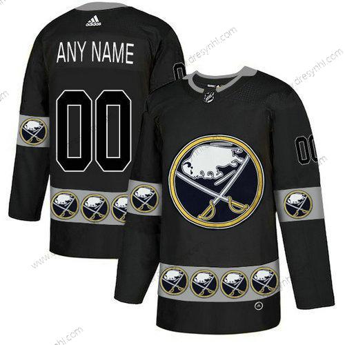 Adidas Buffalo Sabres Personalizované Černá Tým Logos dres – Pánské