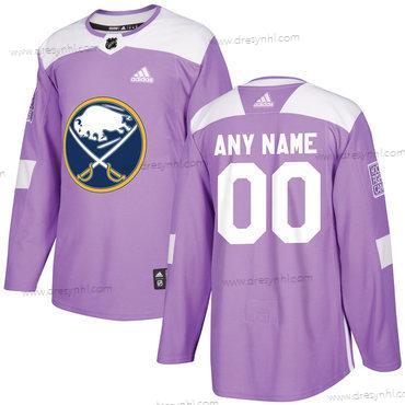 Adidas Buffalo Sabres Personalizované Nachový Růžový Hokejový Bojuje proti rakovině Tréninkový dres – Pánské