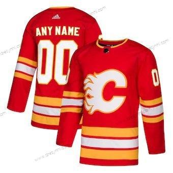 Adidas Calgary Flames Personalizované Červené Náhradní Autentické dres – Pánské