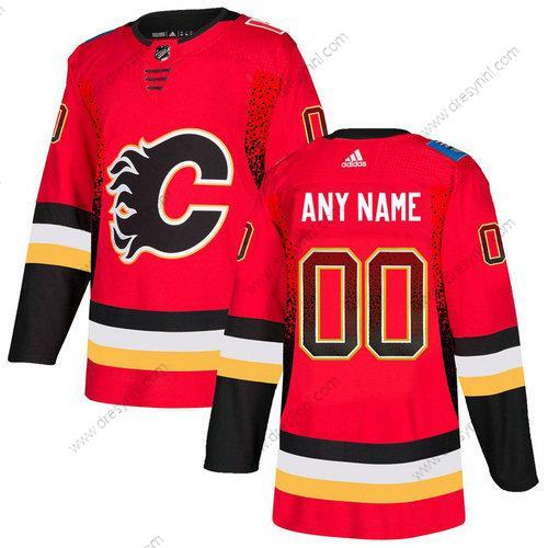 Adidas Calgary Flames Personalizované Červené dres – Pánské