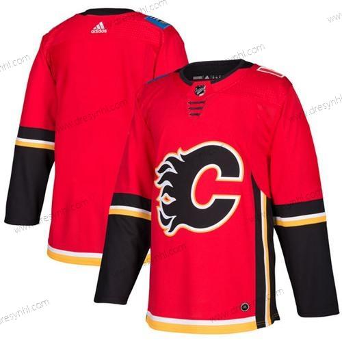 Adidas Calgary Flames Prázdný Červené Domácí dres Autentické Sešitý NHL dres – Juniorské