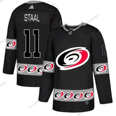 Adidas Carolina Hurricanes #11 Jordan Staal Černá Tým Logos dres – Pánské