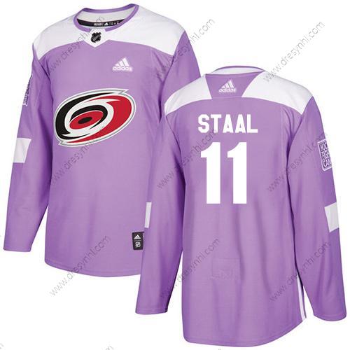 Adidas Carolina Hurricanes #11 Jordan Staal Nachový Autentické Bojuje proti rakovině Sešitý NHL dres – Juniorské