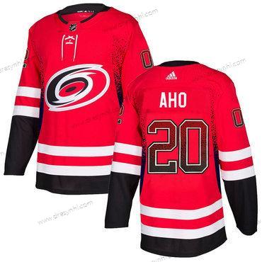 Adidas Carolina Hurricanes #20 Sebastian Aho Červené dres – Pánské