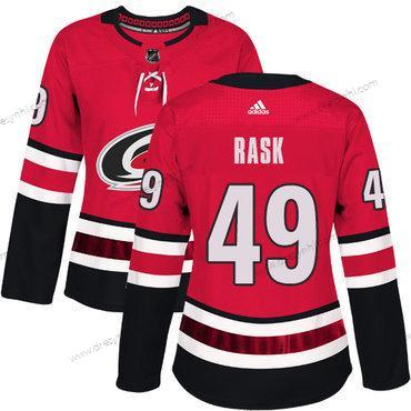 Adidas Carolina Hurricanes #49 Victor Rask Červené Domácí dres Autentické Sešitý NHL dres – Dámské