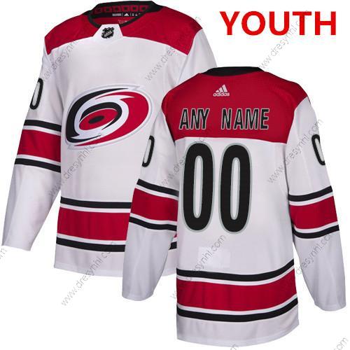 Adidas Carolina Hurricanes Personalizované NHL Autentické Bílý dres – Juniorské