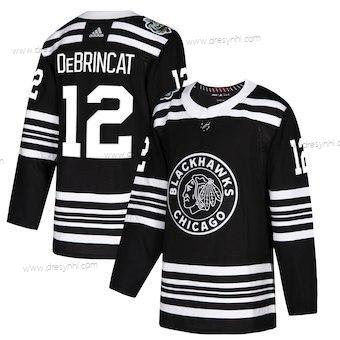 Adidas Chicago Blackhawks #12 Alex Debrincat Černá 2019 Zimní Klasický Autentické Hráč dres – Pánské