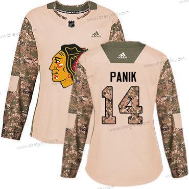 Adidas Chicago Blackhawks #14 Richard Panik Camo Autentické 2017 Veterans Day Sešitý NHL dres – Dámské