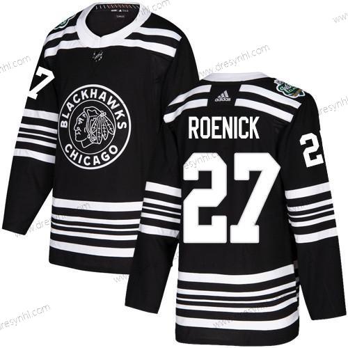 Adidas Chicago Blackhawks #27 Jeremy Roenick Černá Autentické 2019 Zimní Klasický Sešitý NHL dres – Pánské