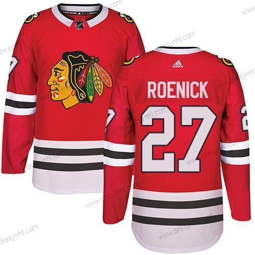 Adidas Chicago Blackhawks #27 Jeremy Roenick Červené Domácí dres Autentické Sešitý NHL dres – Pánské