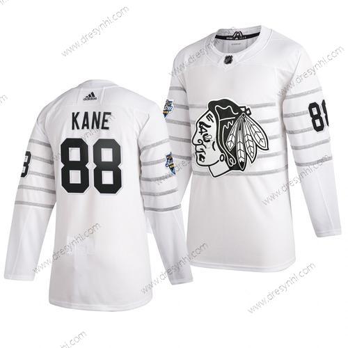 Adidas Chicago Blackhawks #88 Patrick Kane Bílý 2020 NHL All-Star Game dres – Pánské