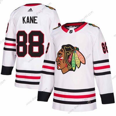 Adidas Chicago Blackhawks #88 Patrick Kane Bílý Road Autentické Sešitý NHL dres – Pánské