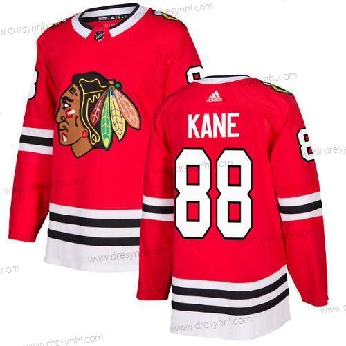 Adidas Chicago Blackhawks #88 Patrick Kane Červené Domácí dres Autentické Sešitý NHL dres – Juniorské