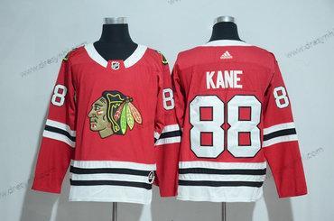 Adidas Chicago Blackhawks #88 Patrick Kane Červené Domácí dres Autentické Sešitý NHL dres – Pánské