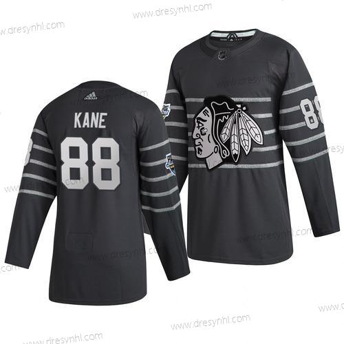 Adidas Chicago Blackhawks #88 Patrick Kane Šedá 2020 NHL All-Star Game dres – Pánské